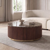 Virden Dark Brown Cocktail Table