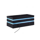 Maloy Black Rectangle Cocktail Table w/ Drawers