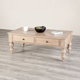 Chesapeake Light White Wash Rect. Cocktail Table