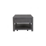 Sterling West Ash Gray Rect Cocktail Table w/Casters