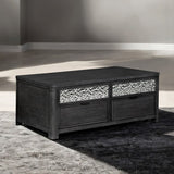 Sterling West Ash Gray Lift-Up Cocktail Table w/Casters
