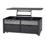 Sterling West Ash Gray Lift-Up Cocktail Table w/Casters