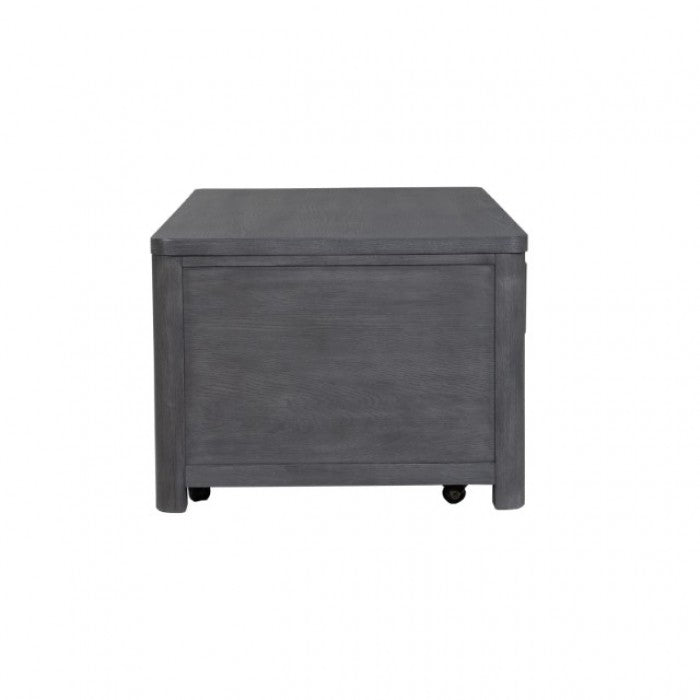 Sterling West Ash Gray Lift-Up Cocktail Table w/Casters