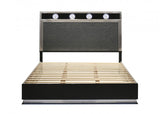Noire Charcoal Gray/Black 5-Piece Queen Bedroom Set