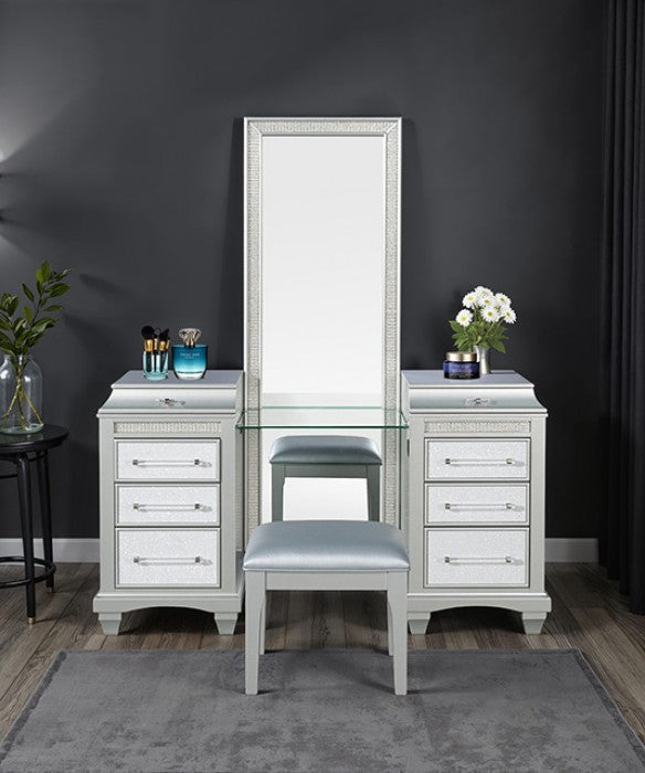 Galea Gray Vanity w/ Stool
