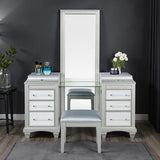 Galea Gray Vanity w/ Stool
