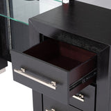 Ashbourne Black Vanity Set