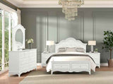 Naucalpan White 4-Piece Twin Bedroom Set