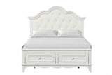 Naucalpan White 4-Piece Twin Bedroom Set