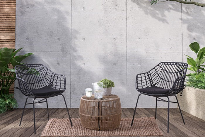Livana Black Outdoor Chair