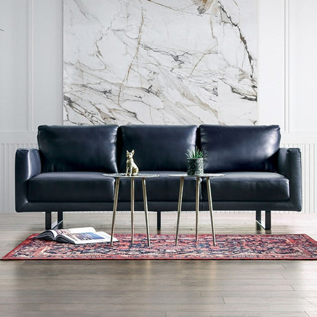 Mezzanotte Midnight Blue Sofa by Furniture of America at Eve Furniture