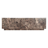 Nile 50" Coffee Table in Dark Emperador Marble by Home Trends & Design at Eve Furniture