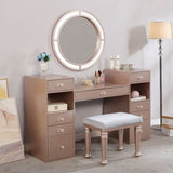 Yasmine Tiffany Blush Vanity Set