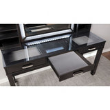 Stephanie Obsidian Gray Vanity Set