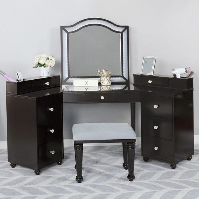 Tracie Obsidian Gray Vanity Set