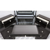 Tracie Obsidian Gray Vanity Set
