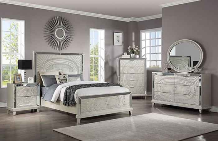 Valletta Champagne 4-Piece Queen Bedroom Set