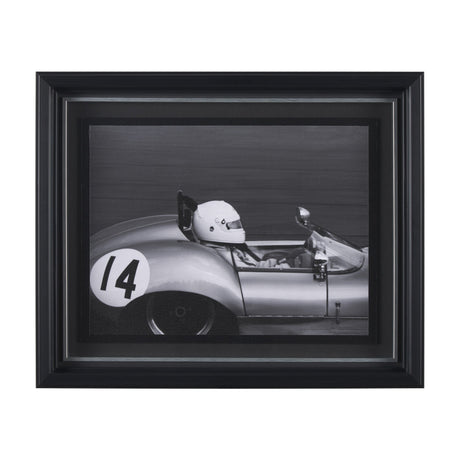 Focus by Ben Wood a Hand Embellished Framed Photo Art Print Matted under Glass by Mercana at Eve Furniture