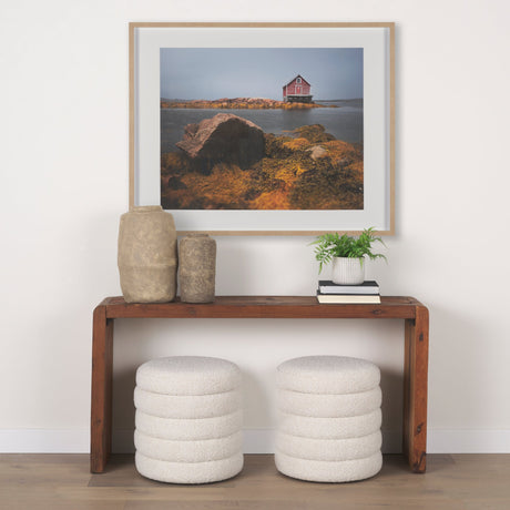 Fogo Island by Chad Mackay a Hand Embellished Framed Photo Art Print Matted under Glass by Mercana at Eve Furniture