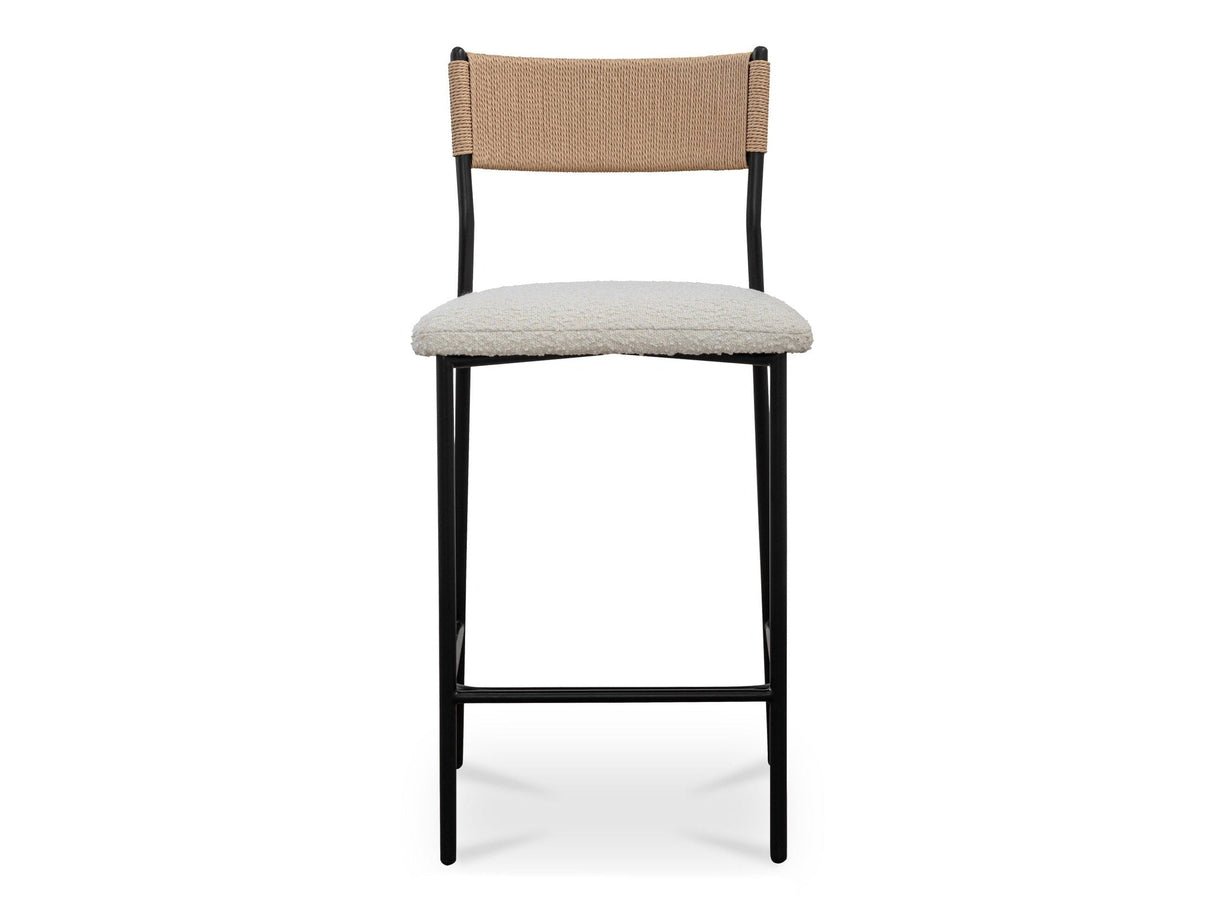 Foley White Counter Stool by MOES at Eve Furniture
