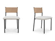 Foley White Dining Chair (Set of 2) by MOES at Eve Furniture