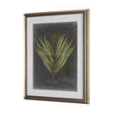 Foliage Dramatique II by Vision Studio Hand Embellished Textured Framed Art Print Matted under Glass by Mercana at Eve Furniture