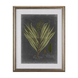 Foliage Dramatique II by Vision Studio Hand Embellished Textured Framed Art Print Matted under Glass by Mercana at Eve Furniture