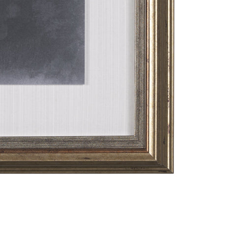 Foliage Dramatique III by Vision Studio Hand Embellished Textured Framed Art Print Matted under Glas by Mercana at Eve Furniture