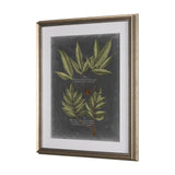 Foliage Dramatique IV by Vision Studio Hand Embellished Textured Framed Art Print Matted under Glass by Mercana at Eve Furniture