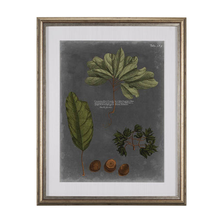 Foliage Dramatique VI by Vision Studio Hand Embellished Textured Framed Art Print Matted under Glass by Mercana at Eve Furniture