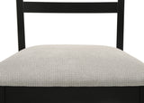Folio Black and Neutral Dining Set by Crown Mark at Eve Furniture
