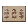 Folk Flowers by Mercana Studio Hand-Embellished Textured Framed Canvas Artwork by Mercana at Eve Furniture