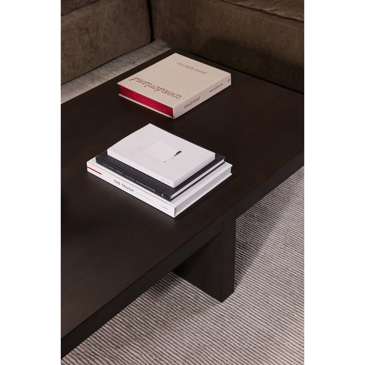 Folke Dark Brown Rectangular Coffee Table by Moe's Home at Eve Furniture
