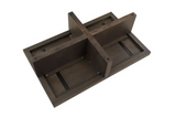 Folke Rectangular Coffee Table Dark Brown by Moe's Home at Eve Furniture