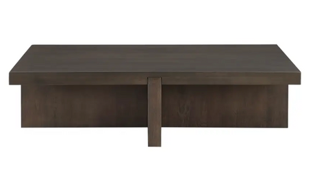 Folke Rectangular Coffee Table Dark Brown by Moe's Home at Eve Furniture
