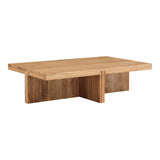 Folke Rectangular Coffee Table Natural by Moe's Home at Eve Furniture