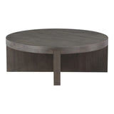 Folke Round Coffee Table Dark Brown by Moe's Home at Eve Furniture