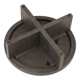 Folke Round Coffee Table Dark Brown by Moe's Home at Eve Furniture