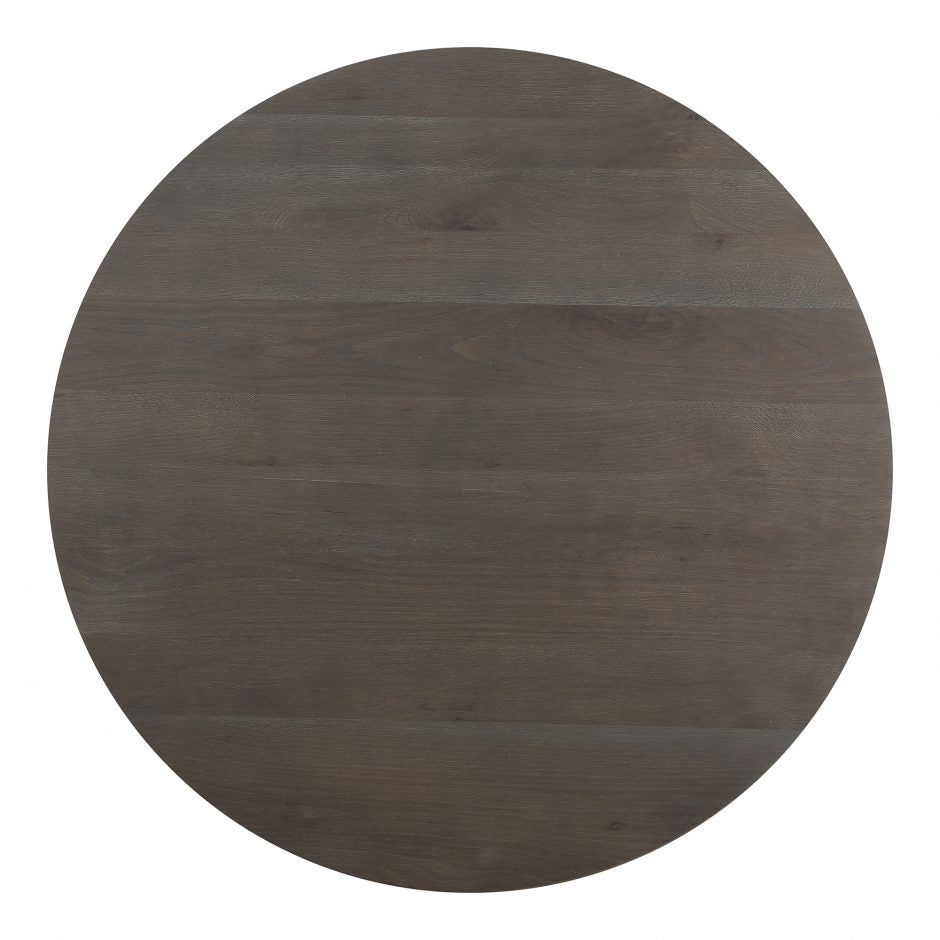 Folke Round Coffee Table Dark Brown by Moe's Home at Eve Furniture