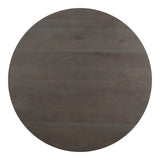 Folke Round Coffee Table Dark Brown by Moe's Home at Eve Furniture