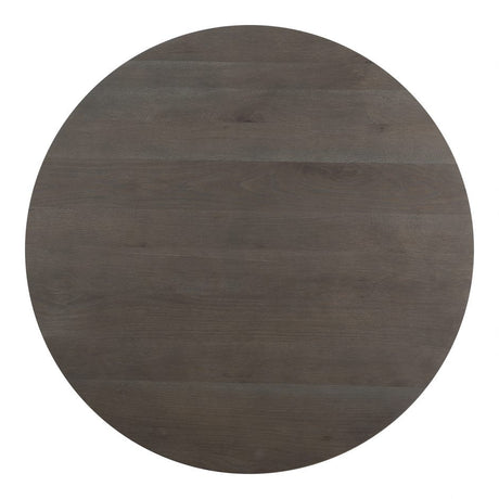 Folke Round Coffee Table Dark Brown by Moe's Home at Eve Furniture