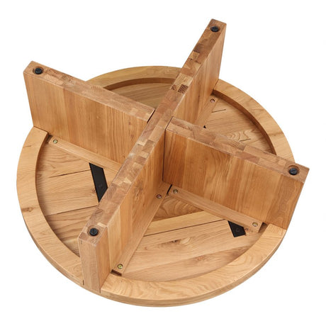 Folke Round Coffee Table Natural by Moe's Home at Eve Furniture