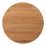 Folke Round Coffee Table Natural by Moe's Home at Eve Furniture