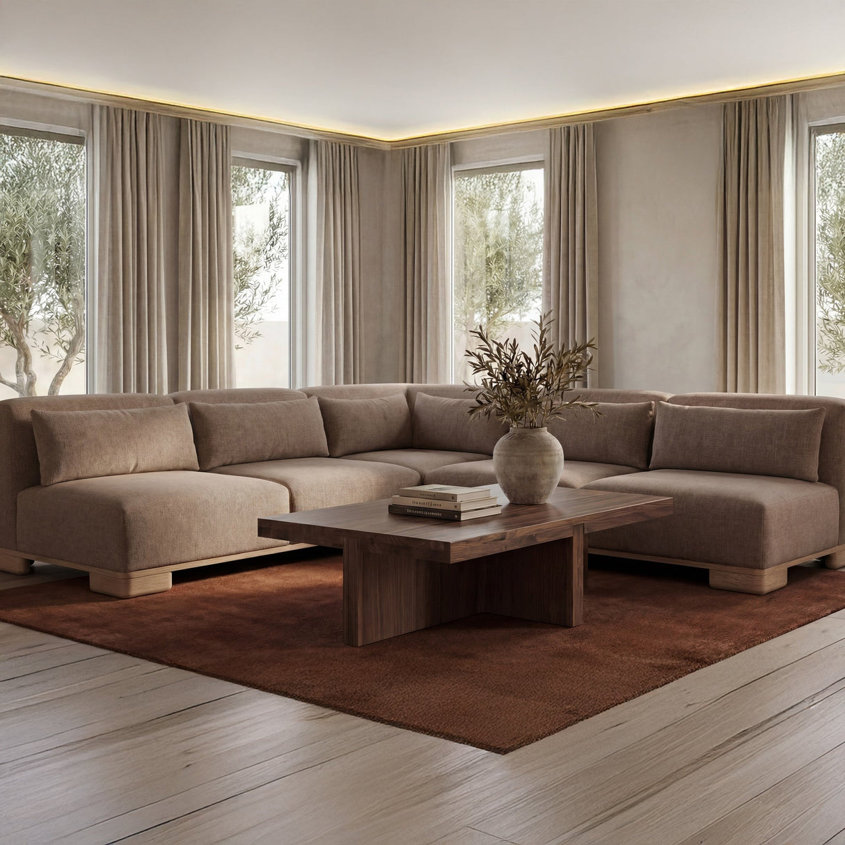 Folke Walnut Coffee Table by MOES at Eve Furniture