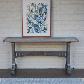 Old Mill 66" Console in Reclaimed Wood by Home Trends & Design at Eve Furniture