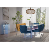 Fomo Console Table in Iridescent Glass by Modus Furniture at Eve Furniture