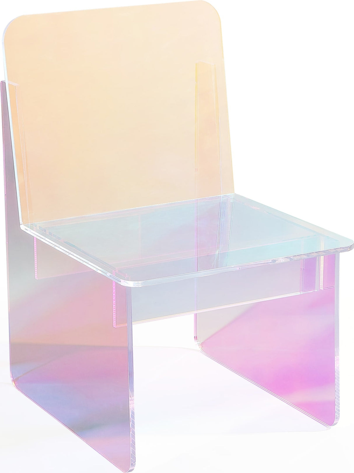 Fomo Honeyberry Iridescent Acrylic Accent Chair by Modus Furniture at Eve Furniture