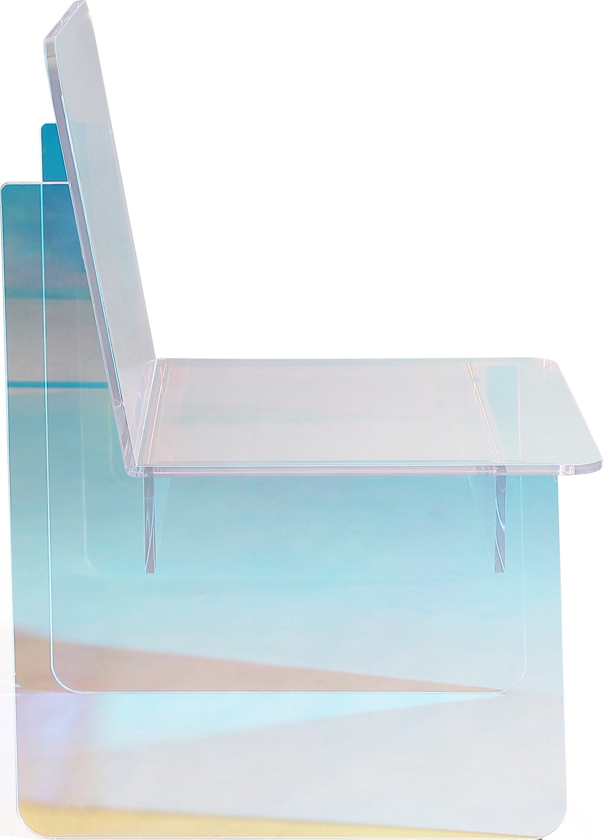 Fomo Honeyberry Iridescent Acrylic Accent Chair by Modus Furniture at Eve Furniture