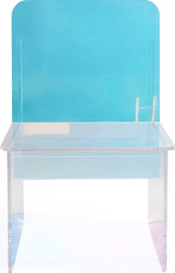 Fomo Honeyberry Iridescent Acrylic Accent Chair by Modus Furniture at Eve Furniture