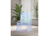 Fomo Honeyberry Iridescent Acrylic Accent Chair by Modus Furniture at Eve Furniture